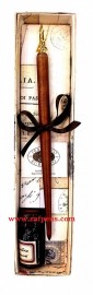 Francesco Rubinato art set 1/PIPPO με ξύλινο κονδυλοφόρο & μελάνι