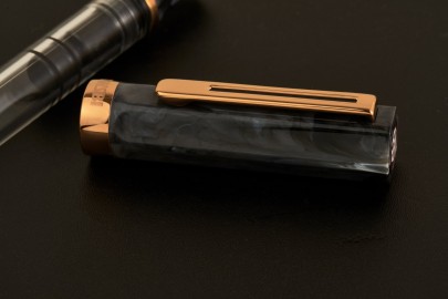 TWSBI ECO BLACK MARBLE BRONZE FOUNTAIN PEN