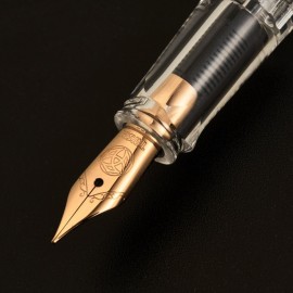 TWSBI ECO BLACK MARBLE BRONZE FOUNTAIN PEN