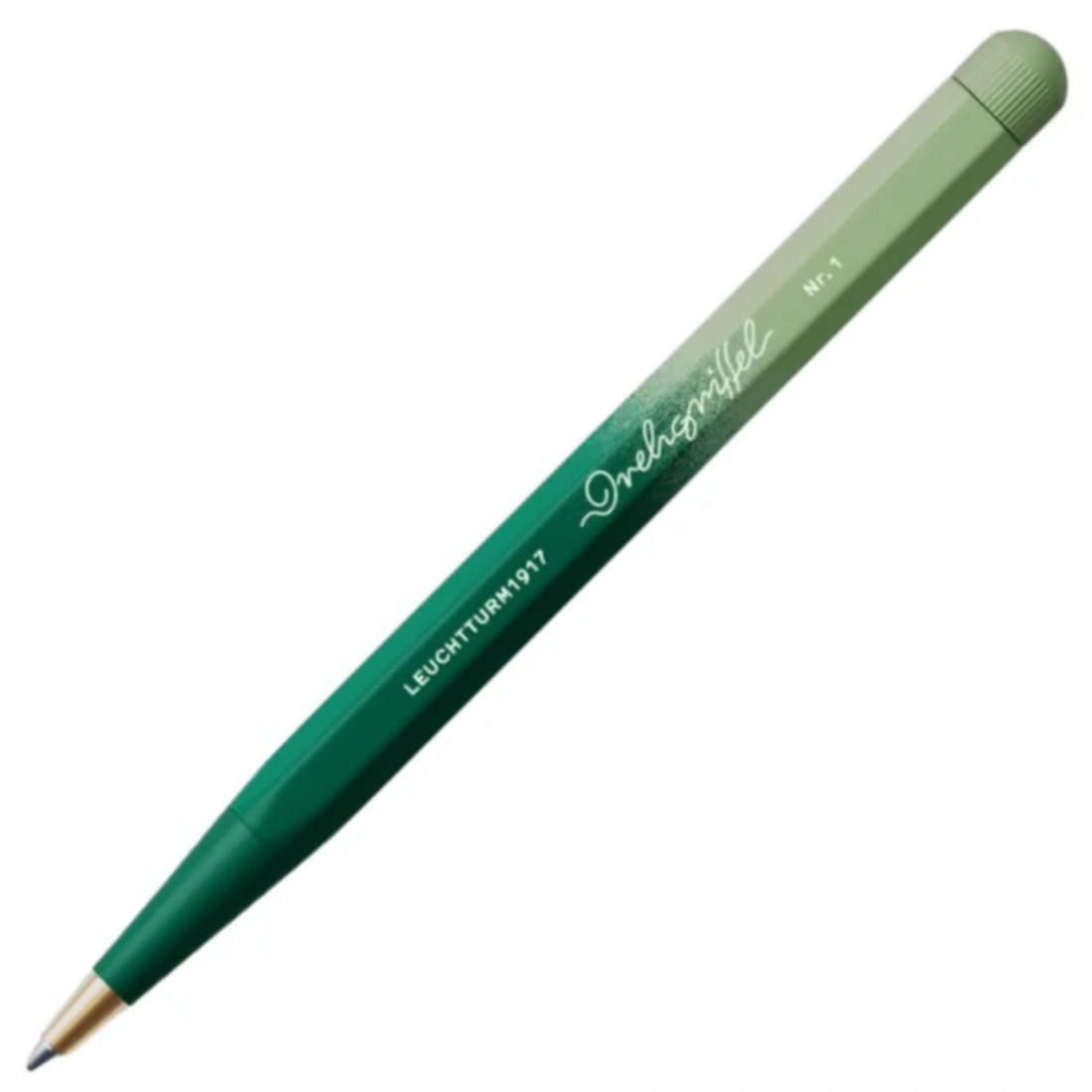 Leuchtturm1917 Drehgriffel Nr. 1 Ballpoint Pen - 2025 Limited Handmade Gradient Edition, Forest Green Sage.