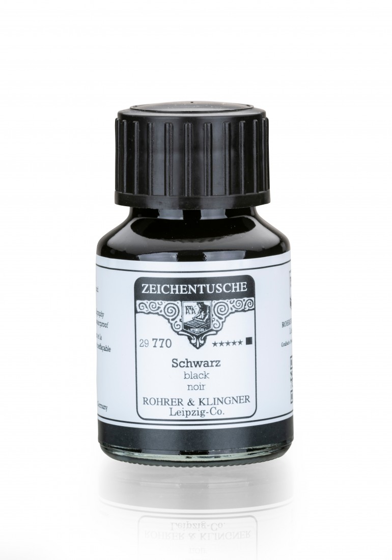 Rohrer and Klingner Calligraphy Ink 50ml Black 29770