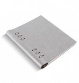 Filofax Clipbook A5 Saffiano Metallic Silver 145004