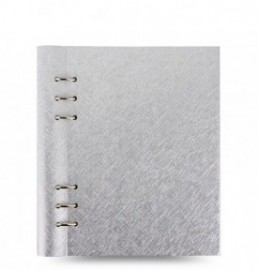 Filofax Clipbook A5 Saffiano Metallic Silver 145004