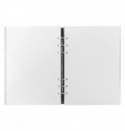 Filofax Clipbook A5 Saffiano Metallic Silver 145004