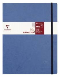 Clairefontaine notebook my.essential B5 19X25 cm, blue, lined,  90g