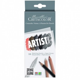 Cretacolor Artist Studio sketching pens with paper wiper 465 11