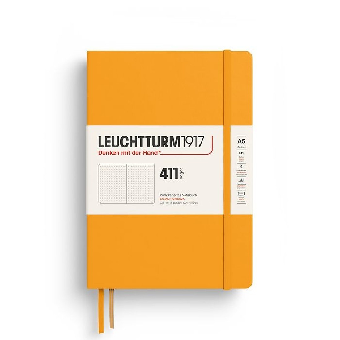 Leuchtturm 1917 Notebook A5 411p Rising Sun Dotted Hard Cover