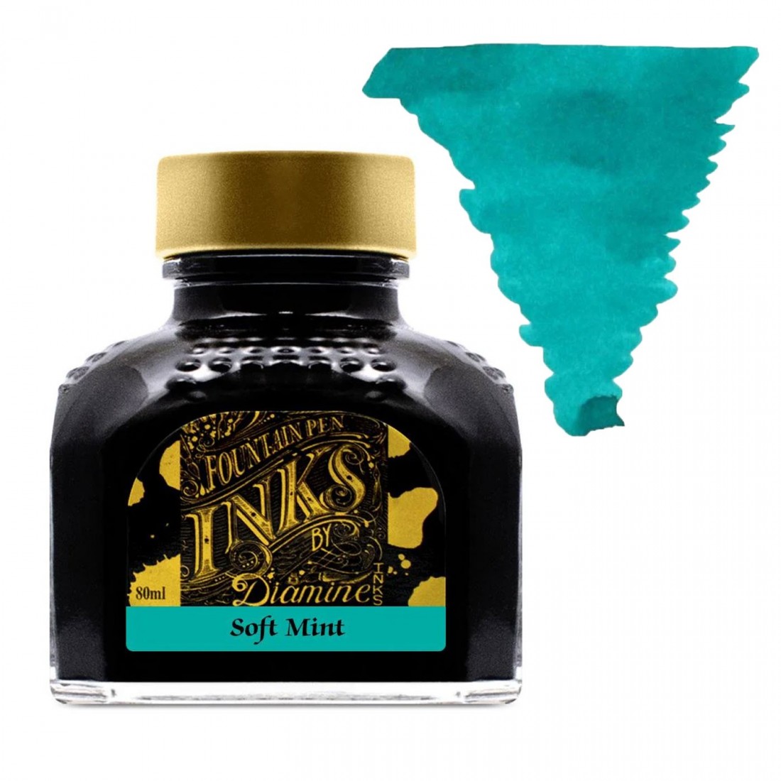Diamine 80ml Soft Mint Fountain pen ink bottle