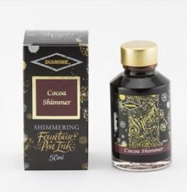 Diamine 50ml Cocoa Shimmer Fountain pen shimmer ink bottle