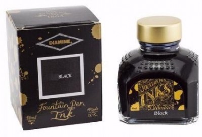 Diamine 80ml Onyx Black 060 Fountain pen ink bottle