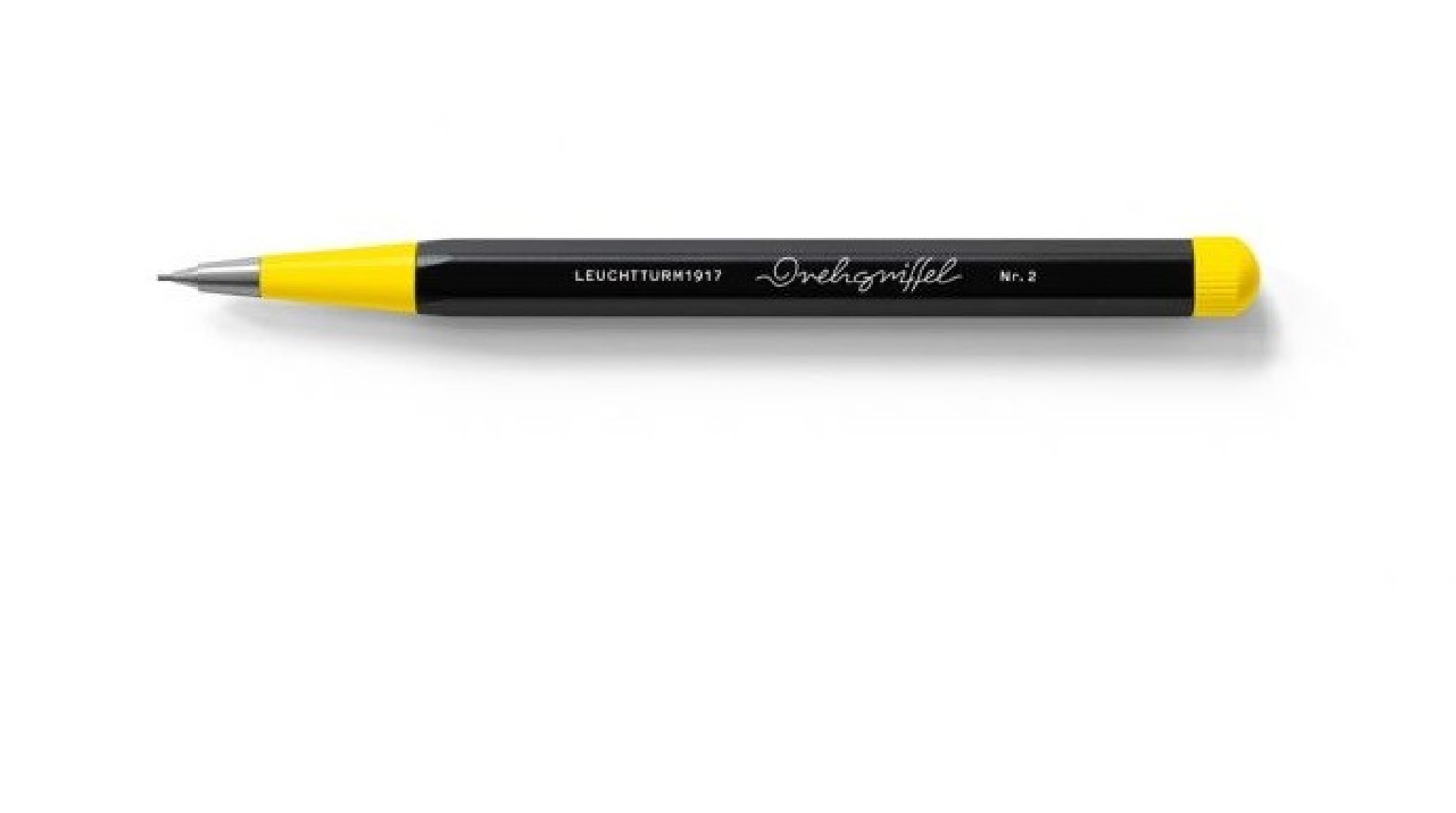 Leuchtturm 1917 mechanical pencil Black/Lemon, Bauhaus Edtiton