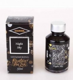 Diamine 50ml Night Sky Fountain pen shimmer ink bottle