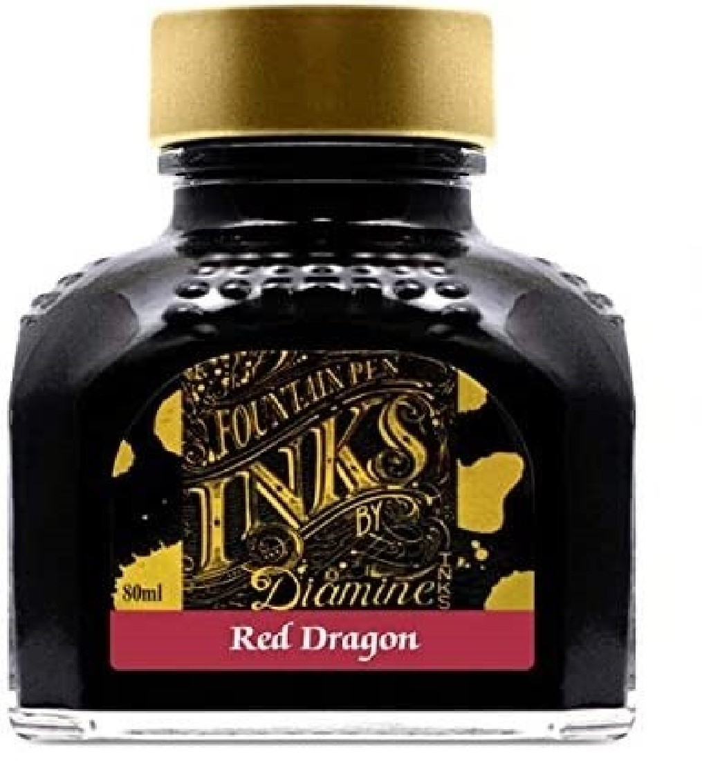 Diamine 80ml Red Dragon 072 Fountain pen ink bottle