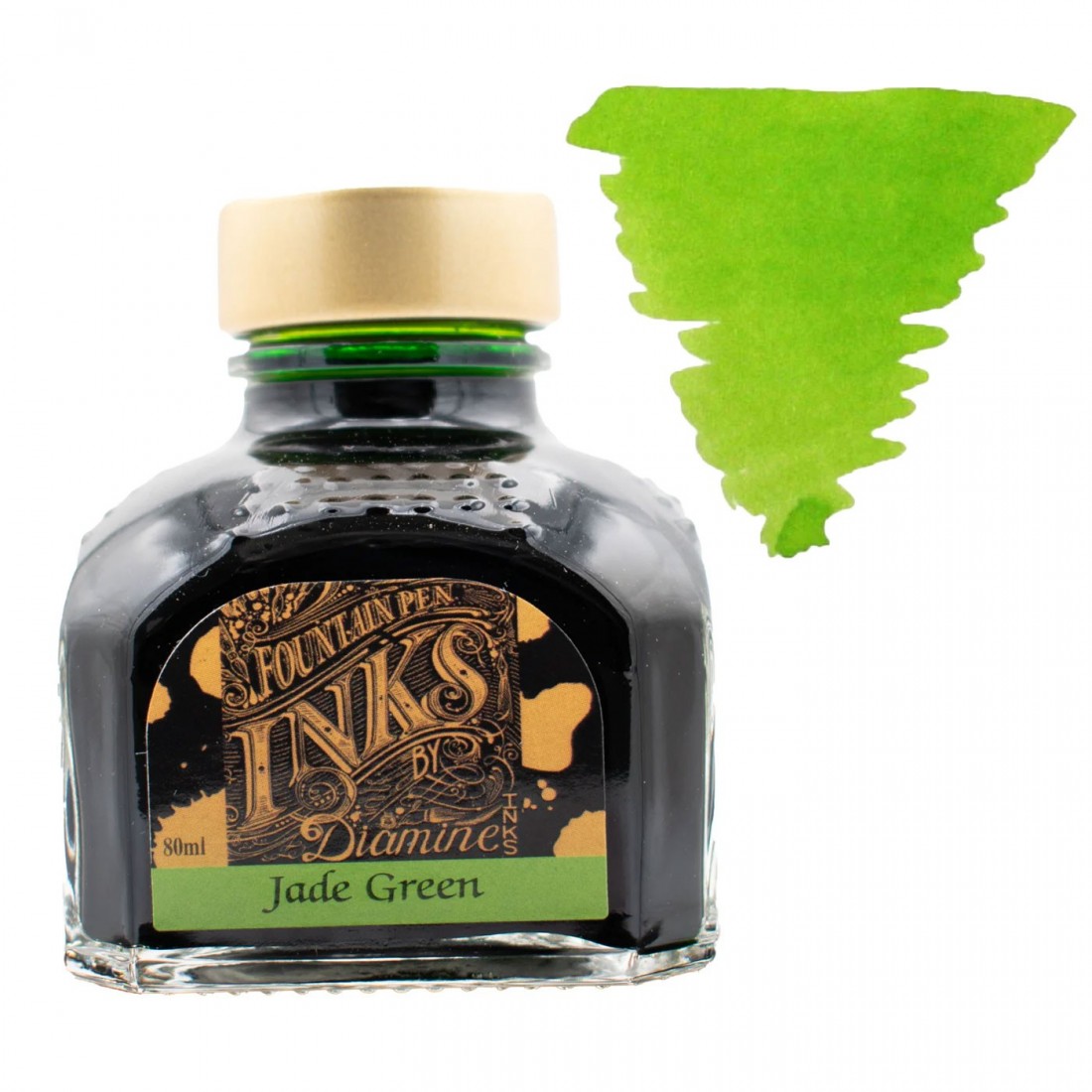 Diamine 80ml Jade Green Ink Bottle