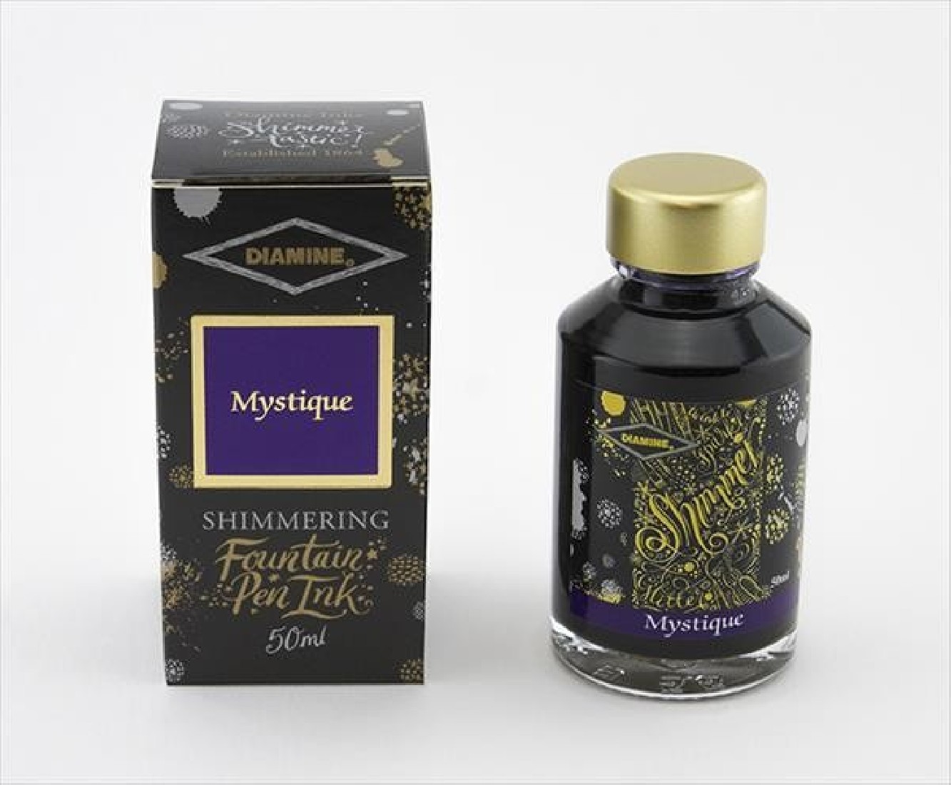 Diamine 50ml Mystique Fountain pen shimmer ink bottle