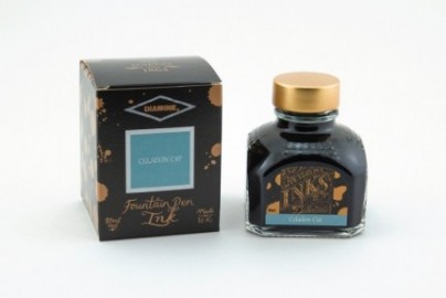 Diamine 80ml  Celadon Cat Fountain pen ink bottle