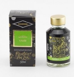 Diamine 50ml Golden Oasis Fountain pen shimmer ink bottle