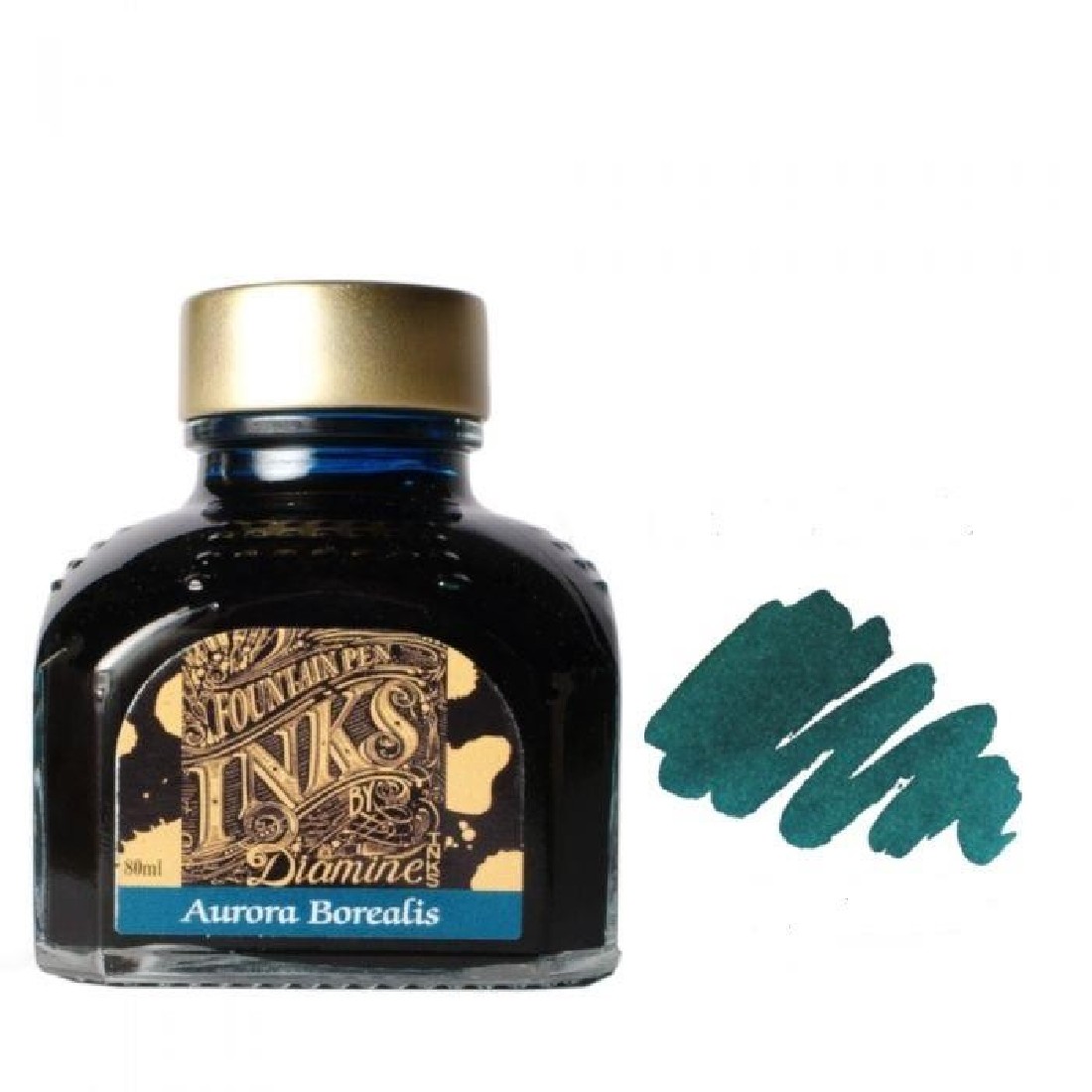 Diamine 80ml  Aurora Borealis 107 Fountain pen ink bottle