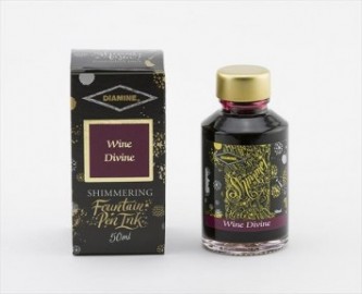 Diamine 50ml Wine Divine Fountain pen shimmer ink