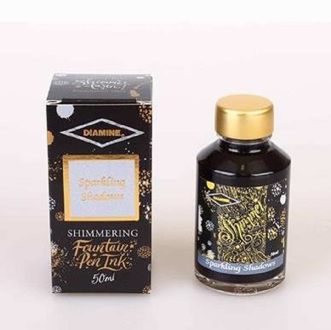Diamine 50ml Sparkling Shadows Fountain pen shimmer ink bottle