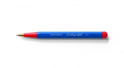 Leuchtturm 1917 Drehgriffel Nr.1 Bauhaus Edition, Royal blue/Red Ballpoint pen with royal blue ink LE