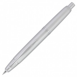 Pilot Capless (Vanishing Point) Metal striped Silver Rhodium Fountain pen FC-2700RR-S