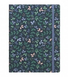Filofax Notebook Refillable Ruled A4 Garden Dusk 179535