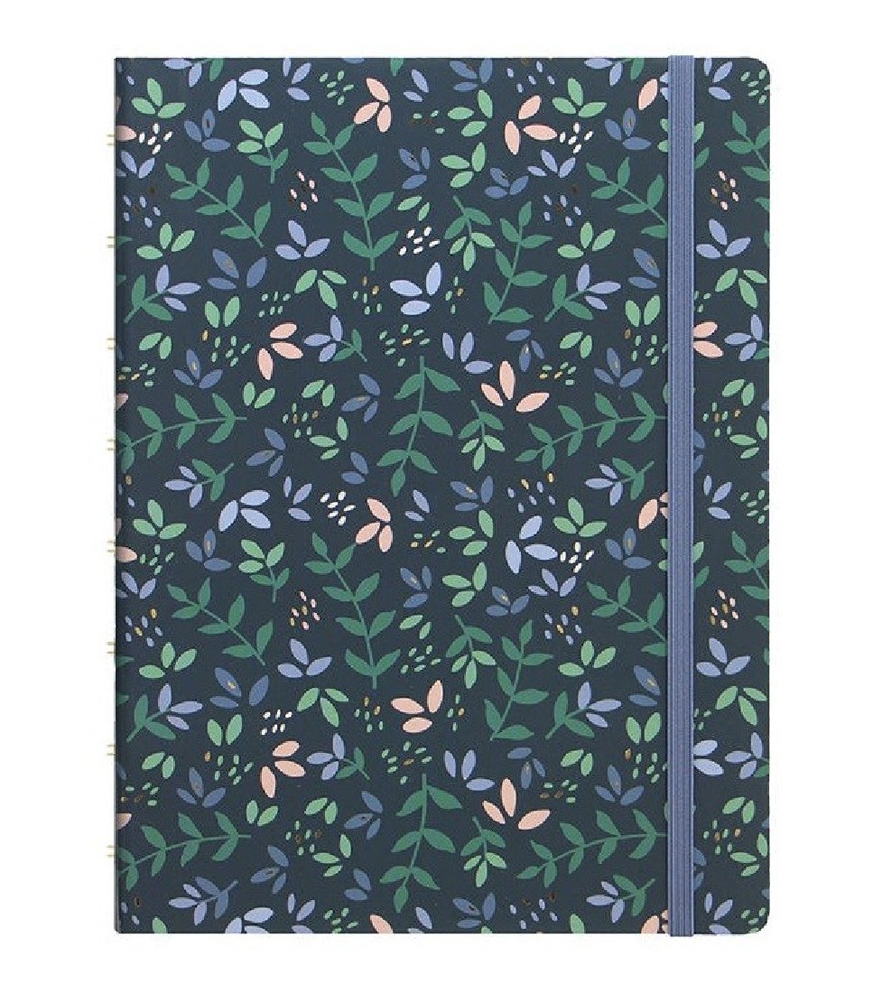 Filofax Notebook Refillable Ruled A4 Garden Dusk 179535