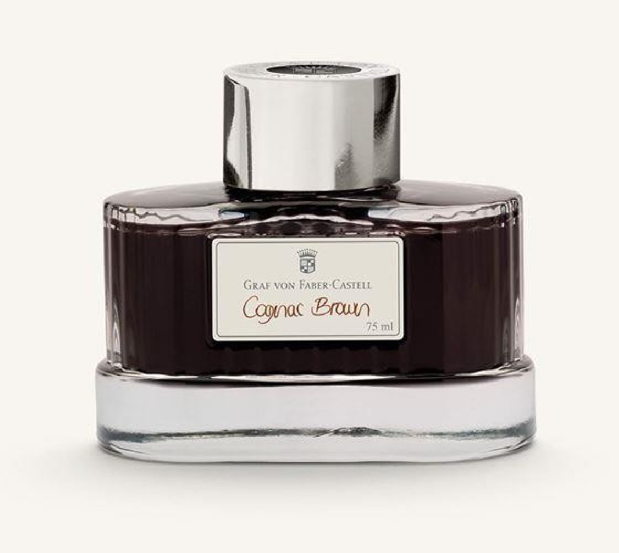 Graf von Faber-Castell Cognac Brown, 141016 Fountain Pen Ink 75ml