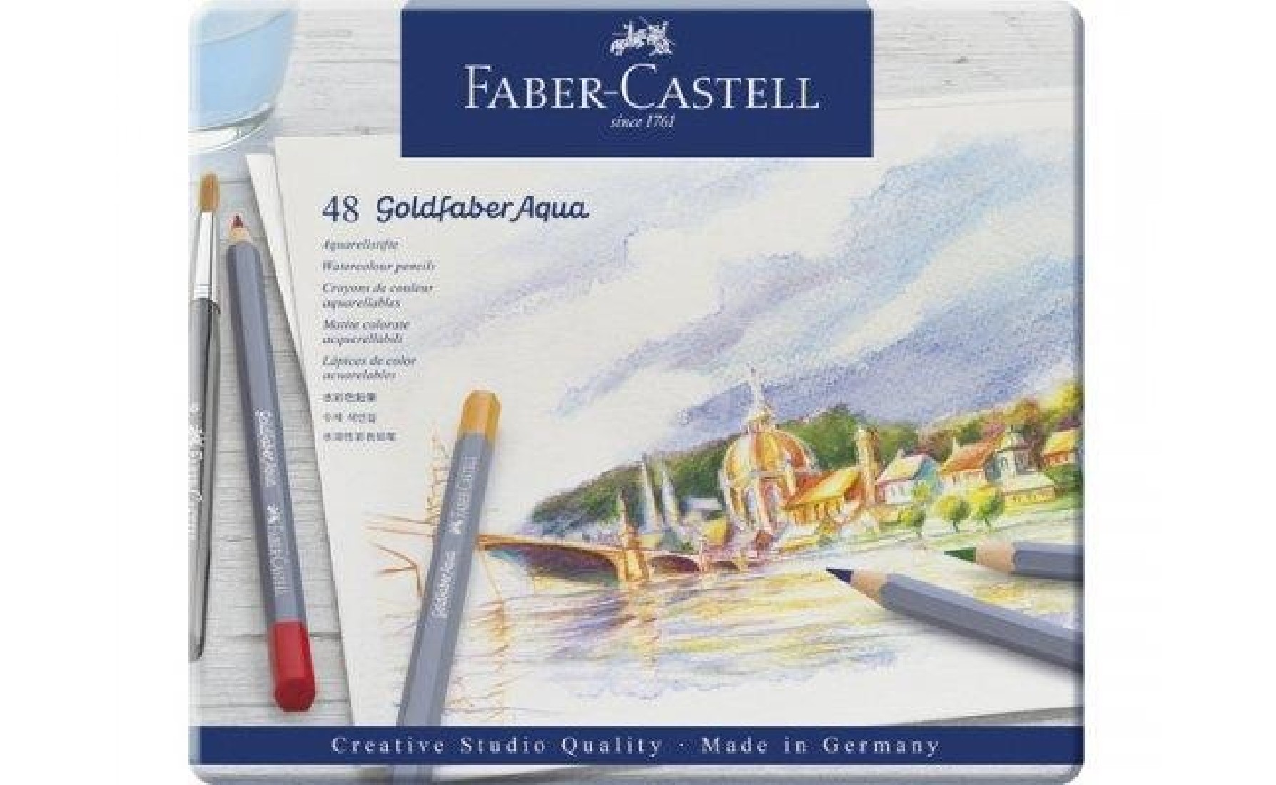 Faber Castell Watercolour Pencils Aqua Goldfaber set 48pcs 114648