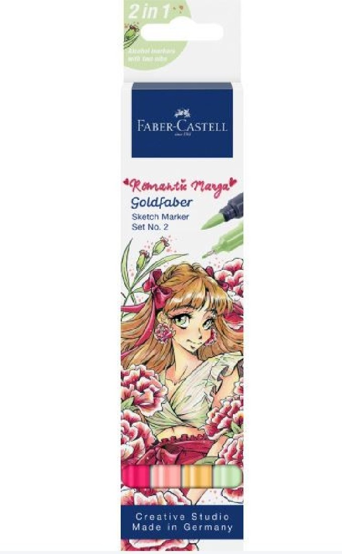 Faber Castell Goldfaber Sketch Marker Romantic Manga Set No.2 164722