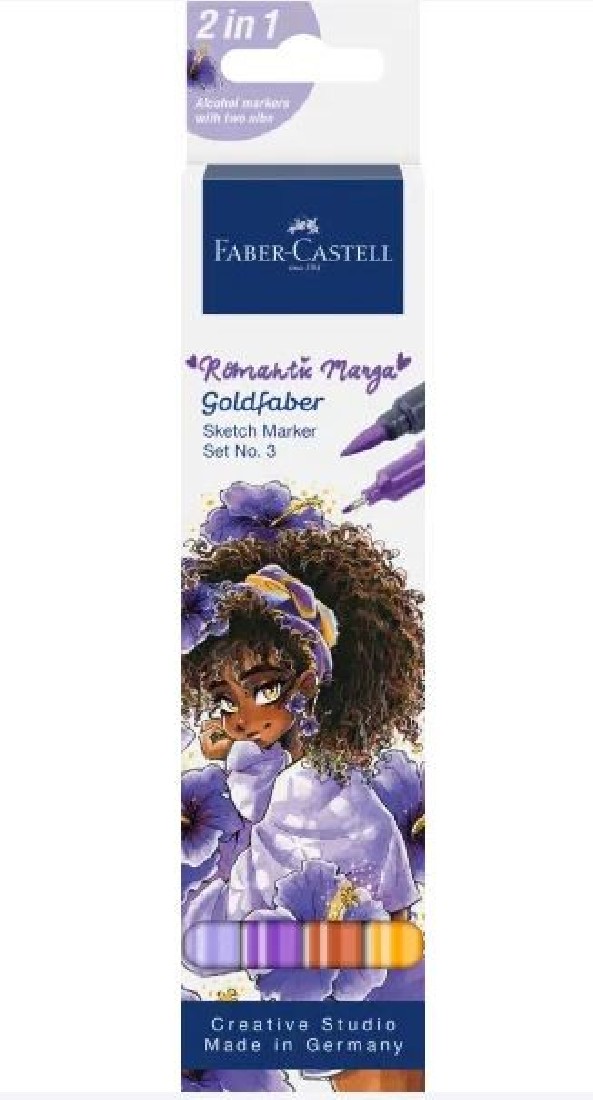Faber Castell Goldfaber Sketch Marker Romantic Manga Set No.3 164733
