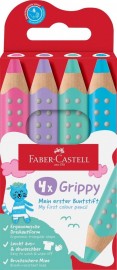 Faber Castell Grippy colour pencil pastel, set of 4, 110702
