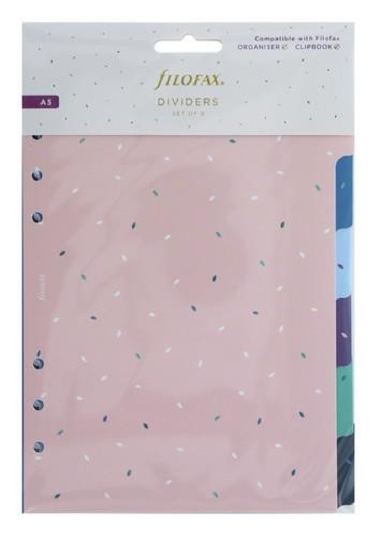Dividers Organiser A5 (set of 4) Garden 132740 Filofax FX