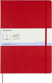 Notebook Pocket 9x14 Sketchbook Red Hard Cover Moleskine