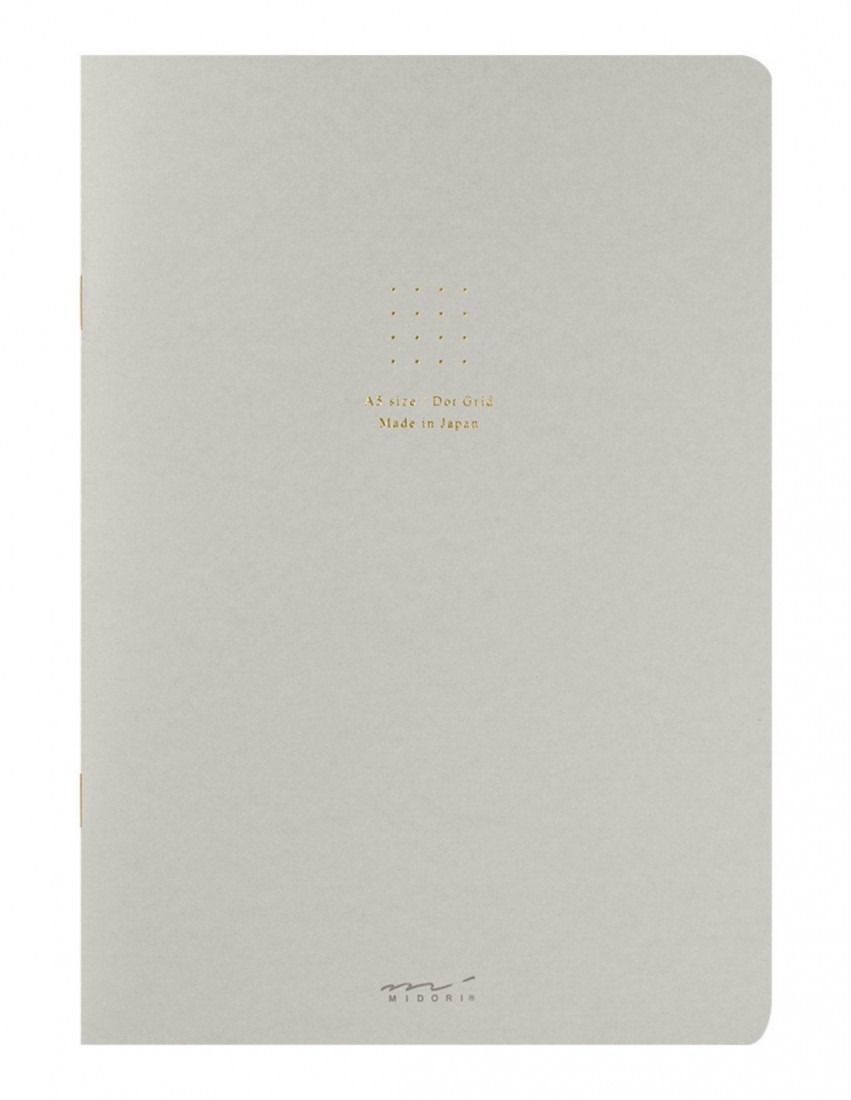 Midori Notebook A5 Color Dot Grid Gray 15271-006