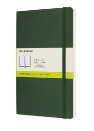 Notebook Large 13x21 Plain Myrtle Green Soft Cover Moleskine