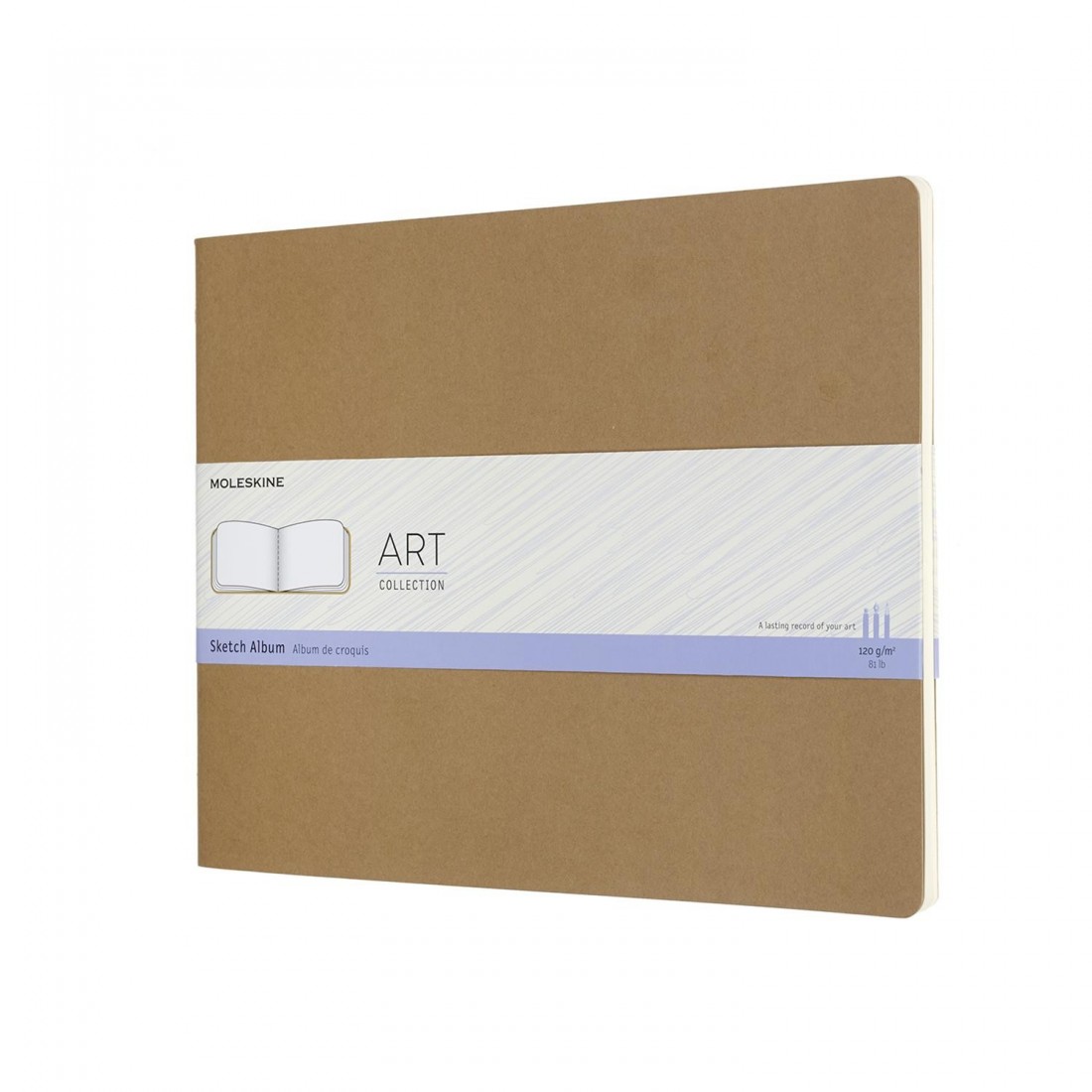 Notebook XXL 27.9x21,6 Sketchbook Kraft Brown Soft Cover Moleskine