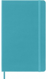Moleskine, Classic Notebook, Soft Cover, Reef Blue, soft cover, plain, large 13x21