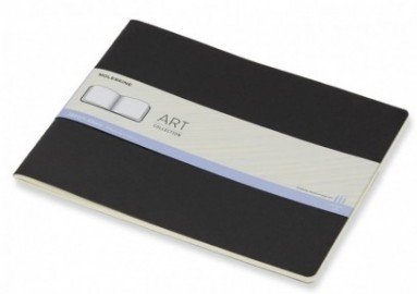 Moleskine Art Sketch Album, Hard Cover, XXL 27,9 x 21,6cm,  Plain, Black, 120g, 88 Pages