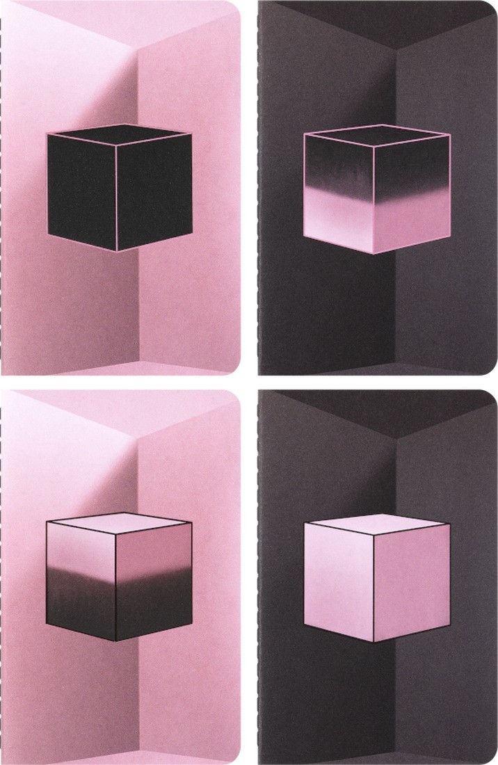 Moleskine Cahier Set Moleskine x BLACKPINK Collection, Set of 4, pocket, plain
