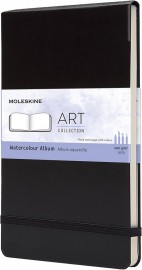 Moleskine Notebook Large 13x21 Watercolour Album Black