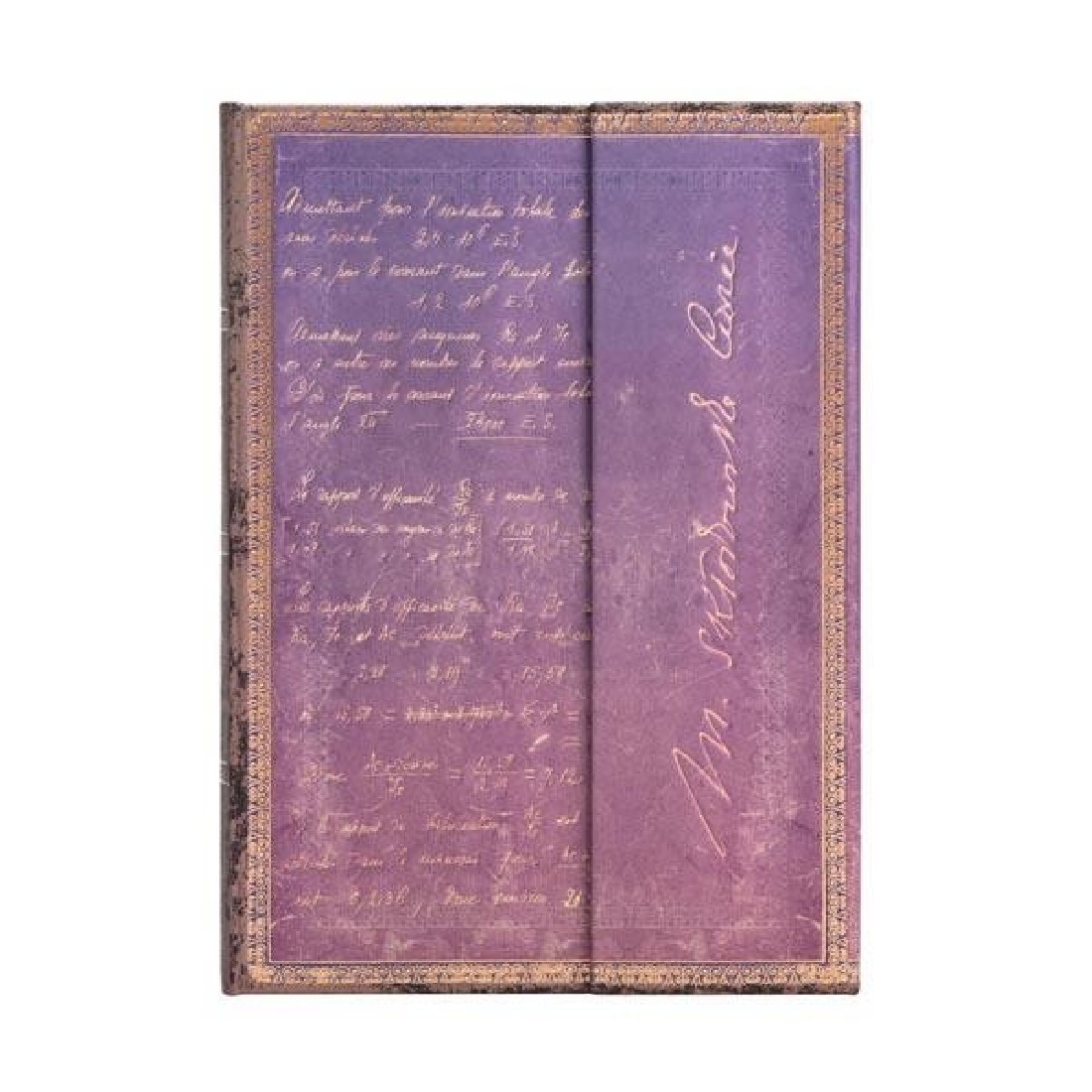 Paperblanks Notebook Curie Science of Radioactivity Lined Midi(13x18) Wrap