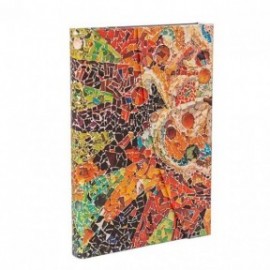 Paperblanks notebook Gaudis Sun, midi 13x18 ruled, hard cover