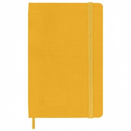 Notebook Extra Large 19x25 Silk Orange Yellow Ruled Hard Cover Moleskine