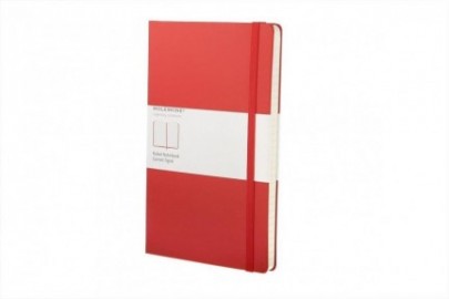 Notebook Large 13x21 Ruled Red Hard Cover Moleskine M