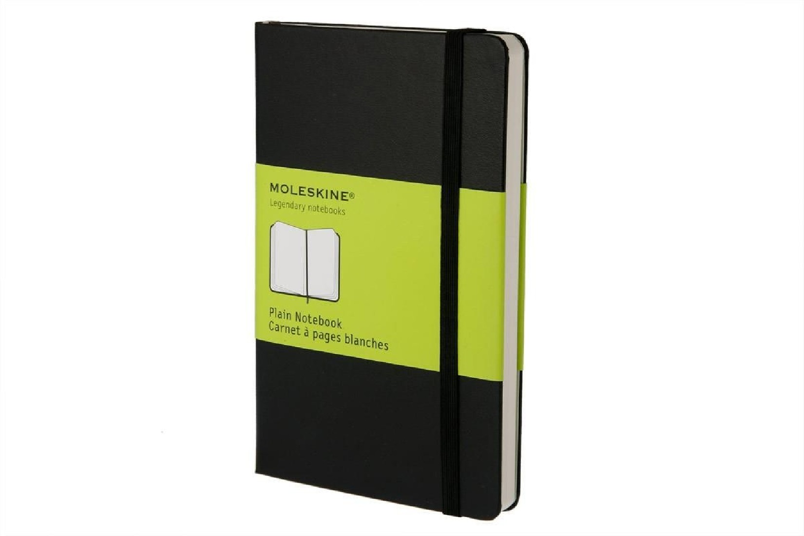 Notebook Pocket 9x14 Plain Black Hard Cover, Moleskine