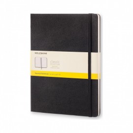 Notebook Extra Large 19x25 Squared Black Soft Cover, Moleskine