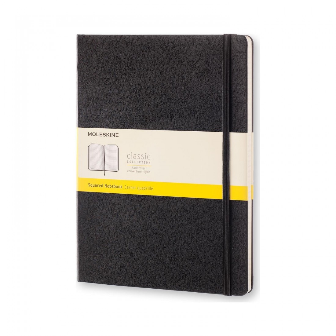 Notebook Extra Large 19x25 Squared Black Soft Cover, Moleskine