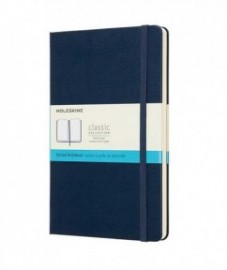 Notebook Large 13x21 Dotted Sapphire Blue Hard Cover Moleskine M